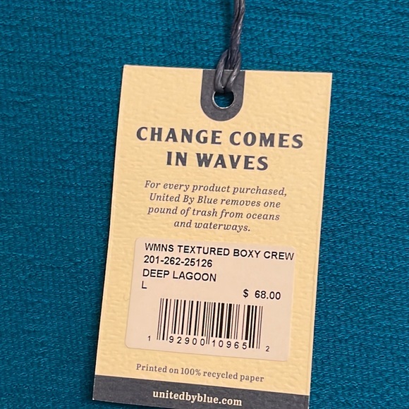 COPY - United by Blue Women’s Textured Boxy Crew Top - Picture 7 of 8